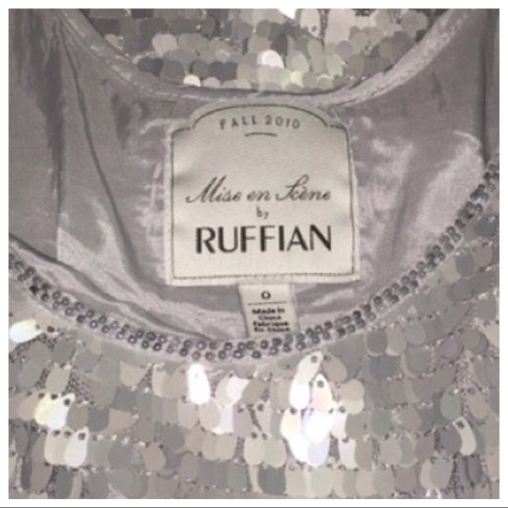 MISE EN SCENE SWING SILVER CLOUD DRESS SEQUINED - Picture 3 of 3
